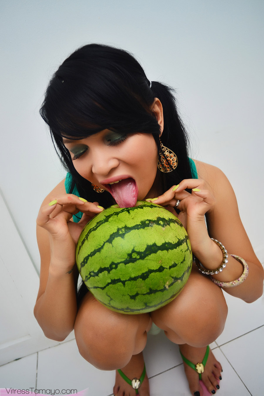 Tranny Fucking Watermelon 32