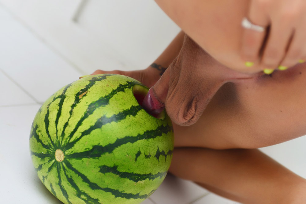 Shemale Fucking Watermelon